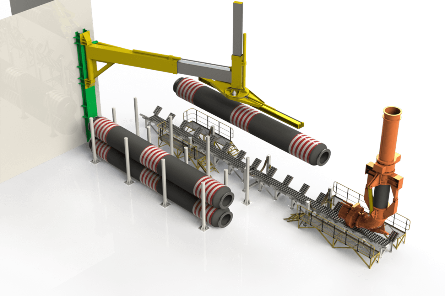 UMS Riser Handling Change Out System 1400m Hose ADP Group Of 
